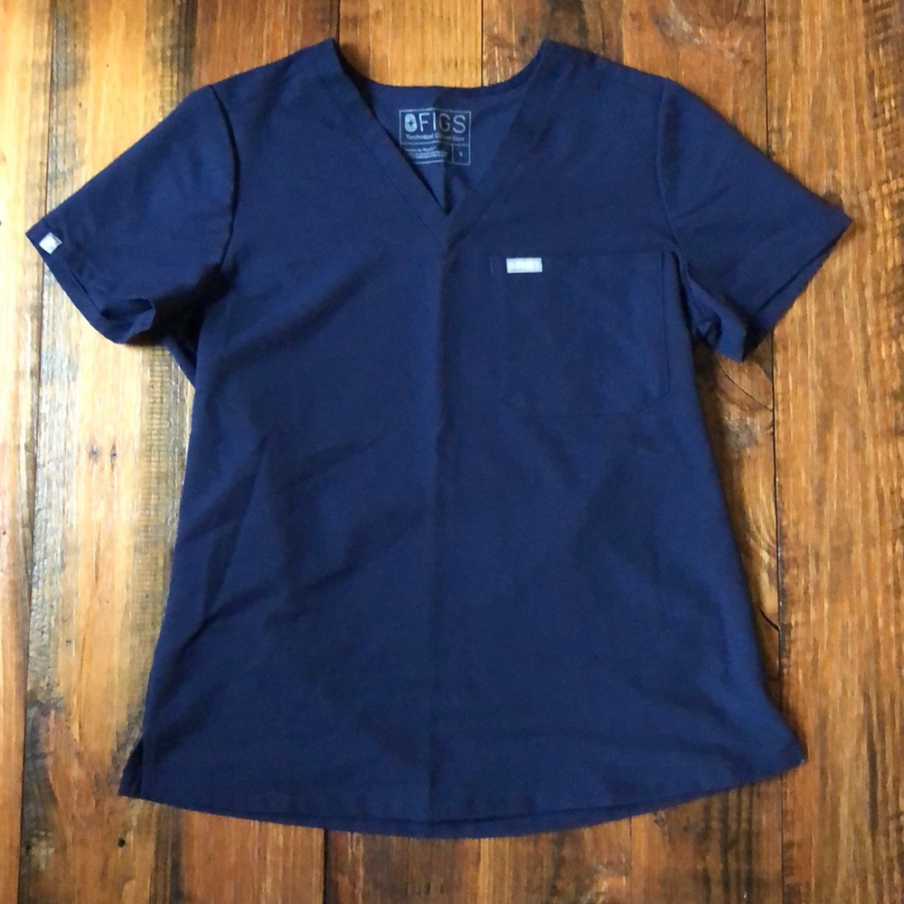 FIGS One-Pocket Scrub Top - Size Small